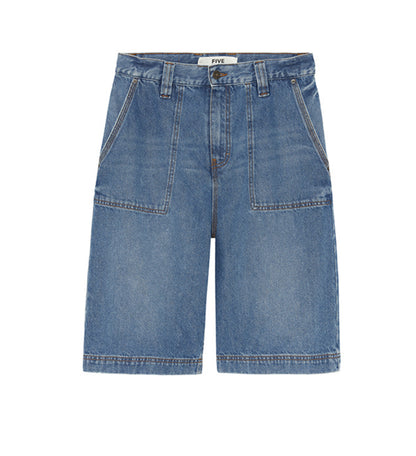 Short Sidonie medium blue