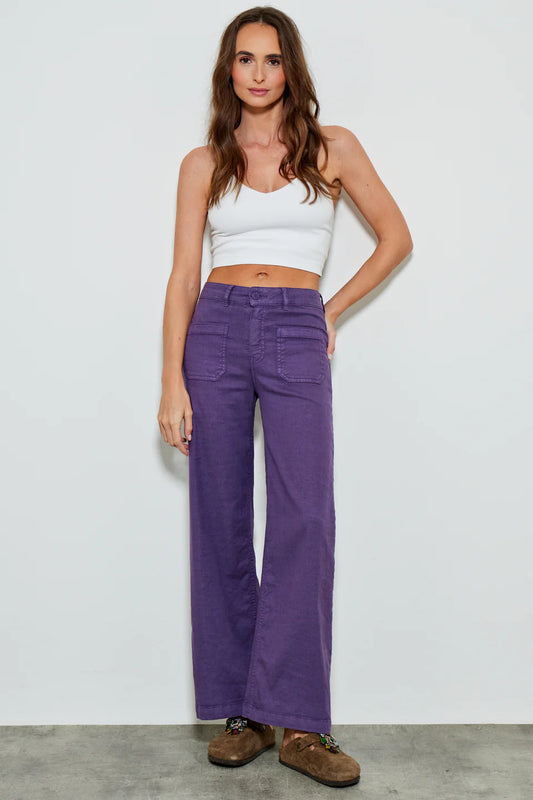 Pantalon Lucia purple Fivejeans