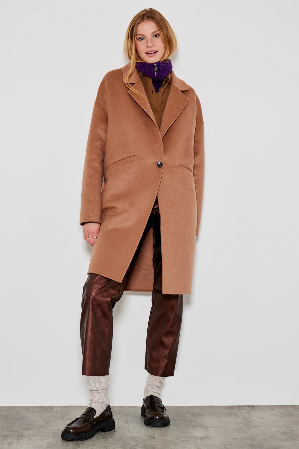 Manteau Malia camel