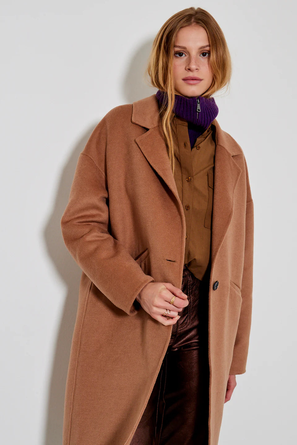 Manteau Malia camel