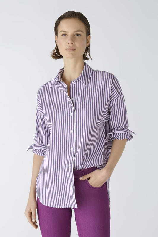 Chemise violet blanc 87719