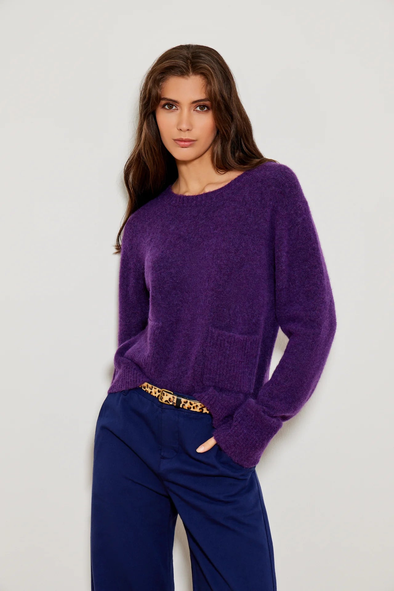 Pull Alpaga PW2418 purple