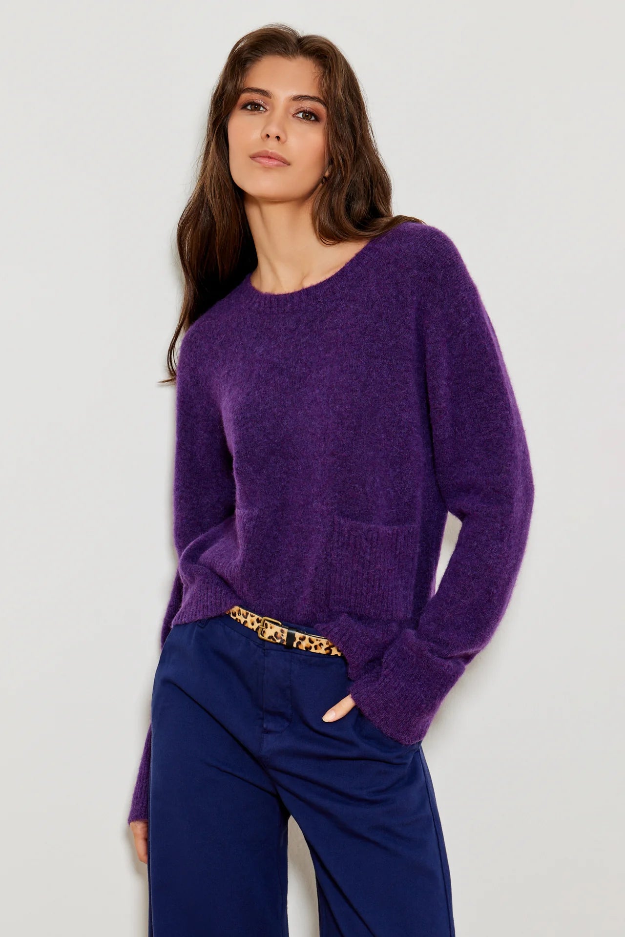 Pull Alpaga PW2418 purple