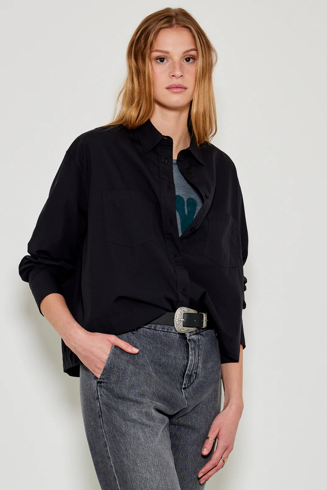 Chemise Clarisse Five jeans noire