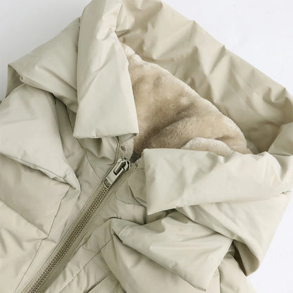 Lyndon puffer jacket beige Clair